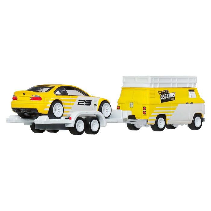 HOT WHEELS 2-PACK: BMW M3 / HW RALLY HAULER  DIE-CAST CAR  (9C64)