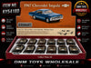 Kinsmart 1967 Chevrolet Impala Die-Cast Model Car Display Set (12 PCS) Ð 1:43 Scale Classic American Muscle Collectio