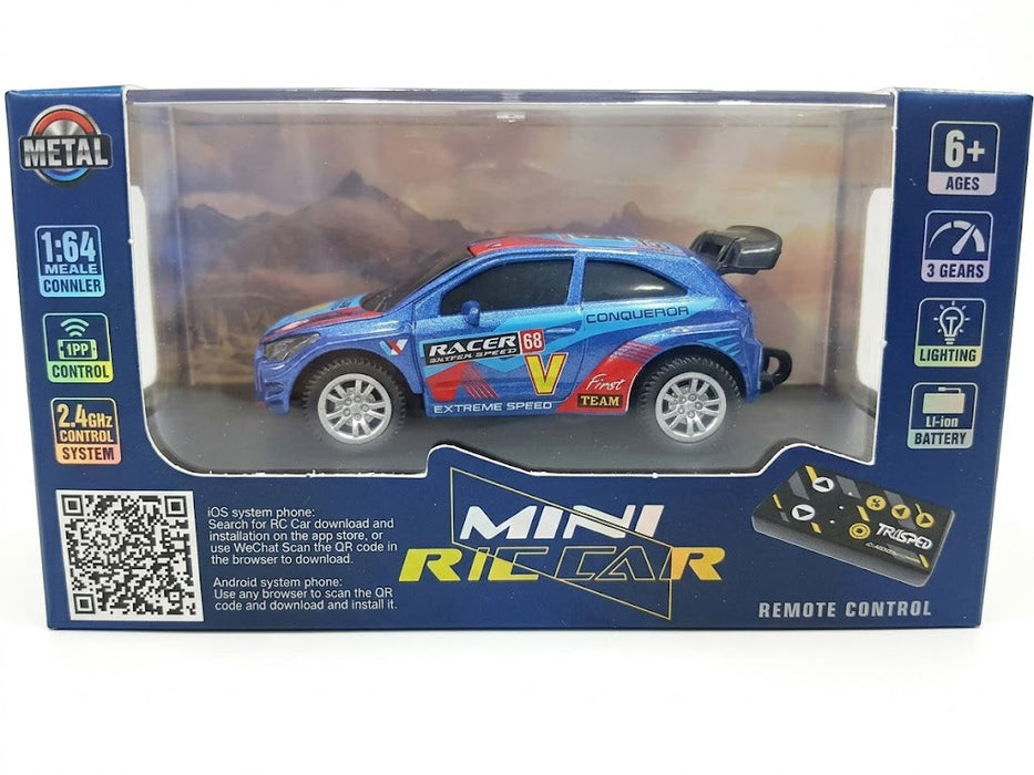 MINI RC CAR SMALL POCKET 1:64 (RACER SUPER SPEED 68) MODEL HG4-219