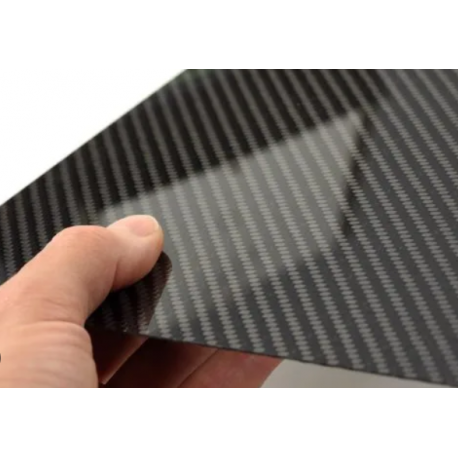 CARBON FIBRE 3K SHEET 500MM X 500MM X 3MM