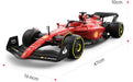 Rastar 1:12 Scale Formula 1 RC Racing Car Model – Ferrari F1-75, McLaren MCL36, Mercedes F1, Red Bull RB18