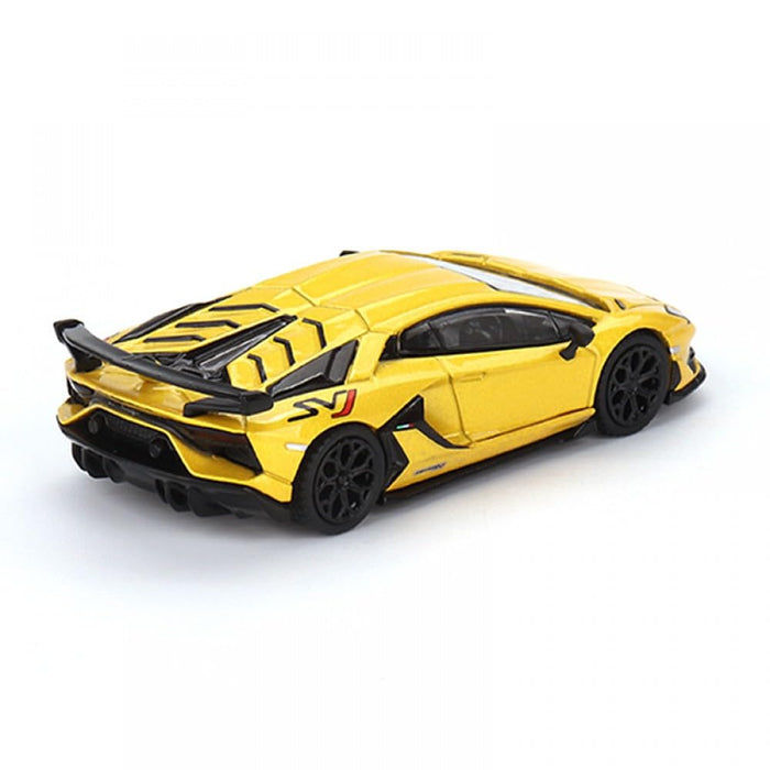 CCA LAMBORGHINI AVENTADOR SVJ 1:64 SCALE NO:S01-02 (YELLOW)