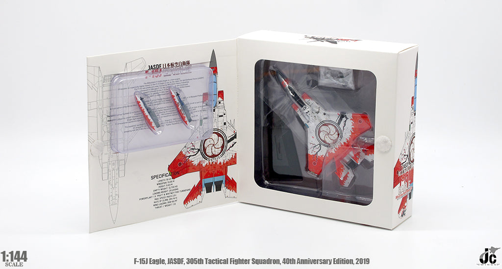 JC WING DIECAST AIRPLANE F-15J JAPAN AIR FORCE 1/144