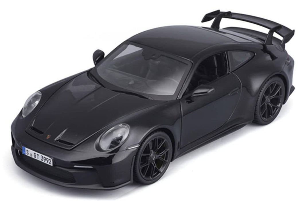 MAISTO2022 PORSCHE 911 992 GT3 BLACK 1:18 SCALE  DIECAST MODEL 51458BK