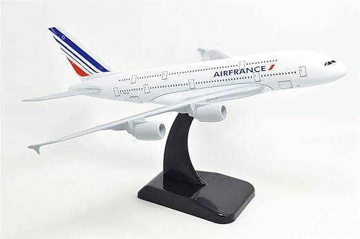 AIRPLANE  DIECAST  METAL  AIR FRANCE  47CM  A380 RESIN MODEL
