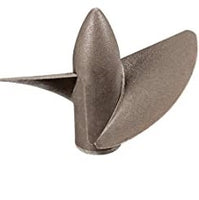 BOAT PROPELLER 35X25MM M3 L BROWN - 2 BLADE