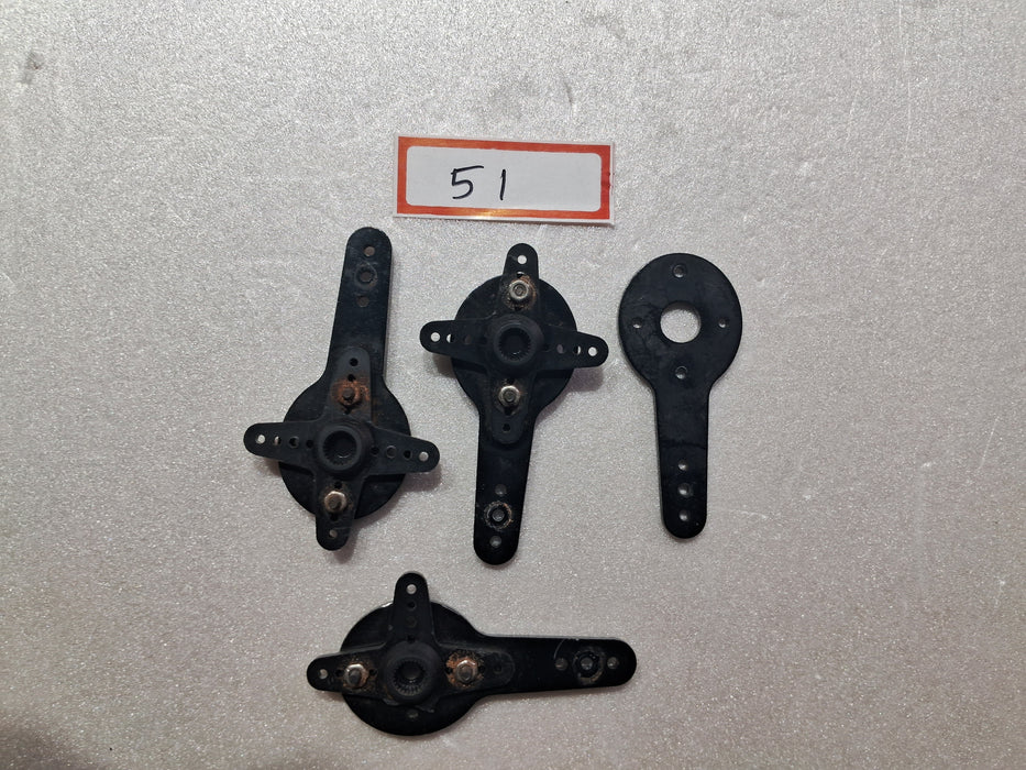SERVO ARMS METAL LENGTH 56MM  (PACK OF 4) PRE OWNED QUALITY