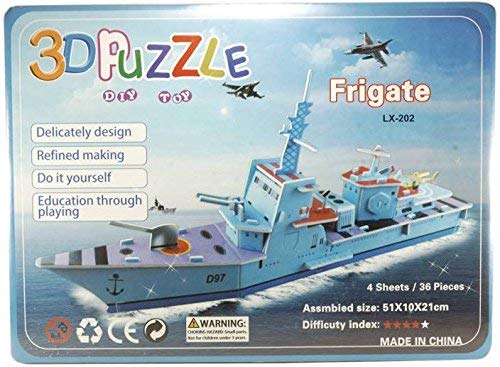 3D PUZZLE WARSHIP