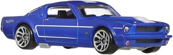HOT WHEELS 65 FORD MUSTANG 2+2 FASTBACK SILVER SERIES(9C6M)