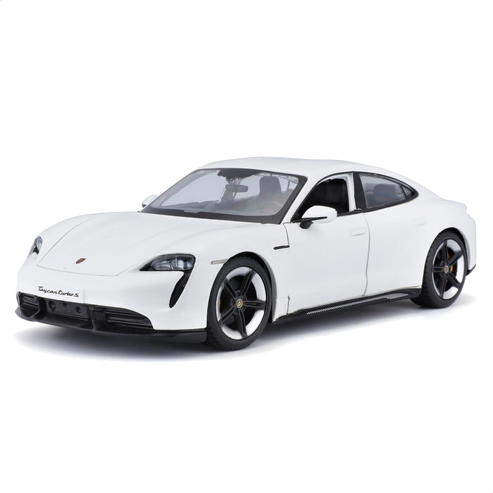 BBURAGO PORSCHE TAYCAN TURBO S 1/24 DIECAST 18-91098WHITE