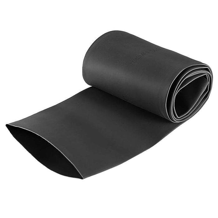 Plastic Heat Shrink Wrap Tubing For Lithium Battery Pack 6Cm/60MM (1 Meter Black Color)
