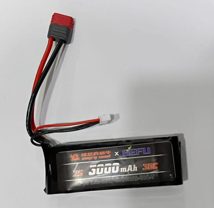 LIPO 7.4V 2S 30C 3000MAH BATTERY WITH T CONNECTOR