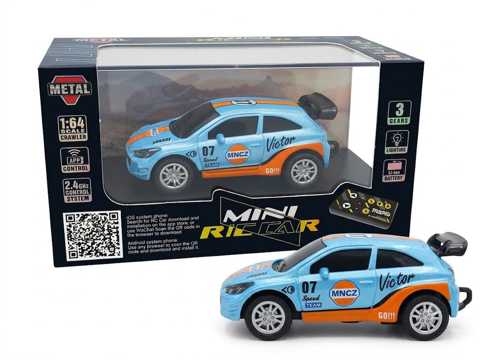 MINI RC CAR SMALL POCKET 1:64 (VICTOR MNCZ 07) MODEL HG4-219