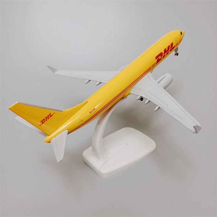 Airplane Diecast Metal Dhl B737 20Cm