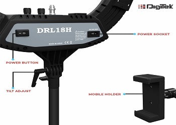 Digitek Ring Light 18Inches Drl 18H