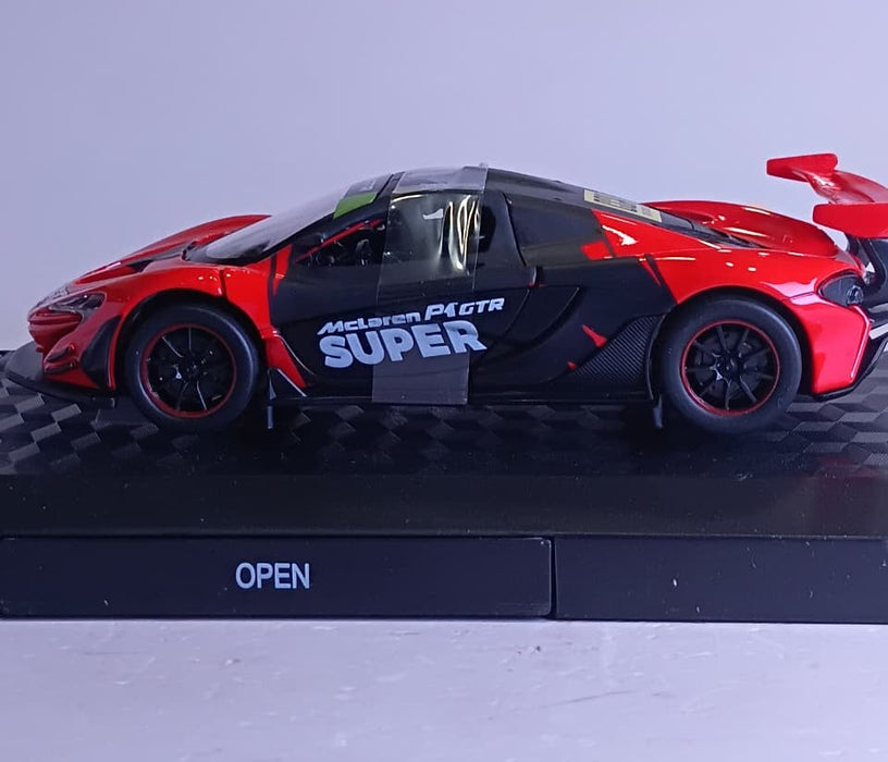 CCA MCLAREN P1GTR 1:31 DIECAST MODEL 88444K RED / BLACK