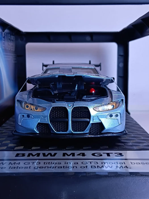 BMW M4 GT3 CCA 1:24 DIECAST MODLE 862277H GRAY