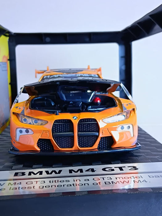 CCA BMW M4 GT3 1/24 SCALE BLACK & ORANGE 68296K