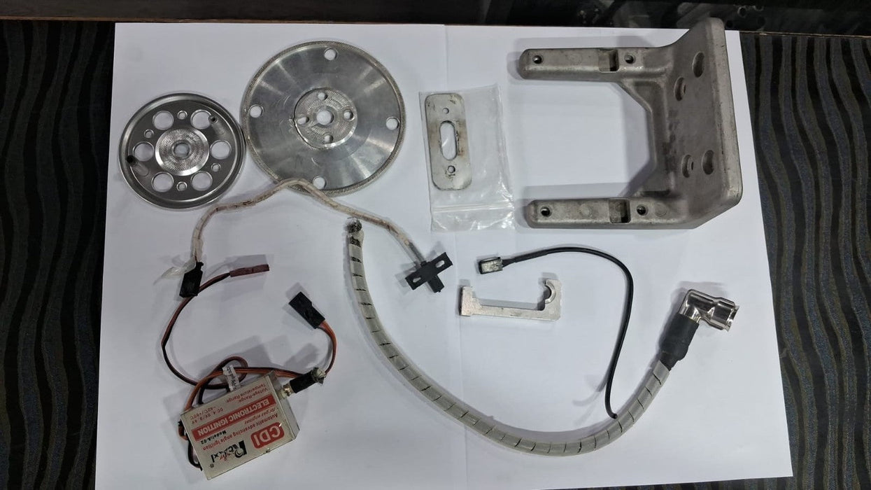 DLE55 ENGINE MOUNT WITH ELECTRONIC IGNITION QUALITY PRE OWNED