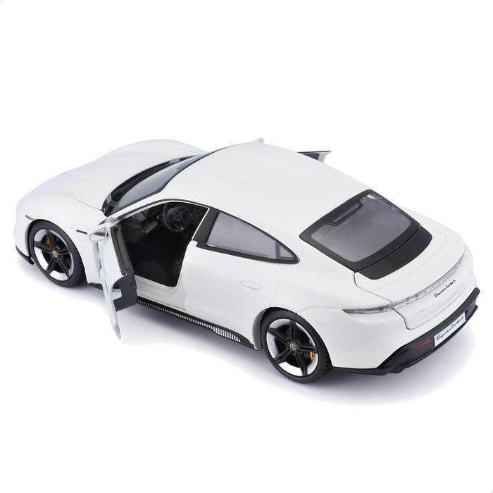 BBURAGO PORSCHE TAYCAN TURBO S 1/24 DIECAST 18-91098WHITE