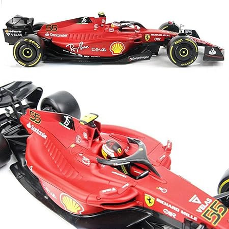 BBURAGO 2022 F1 FERRARI-75 RACING TEAM #16 C LECREC CAR 1/24 DIE CAST MODEL