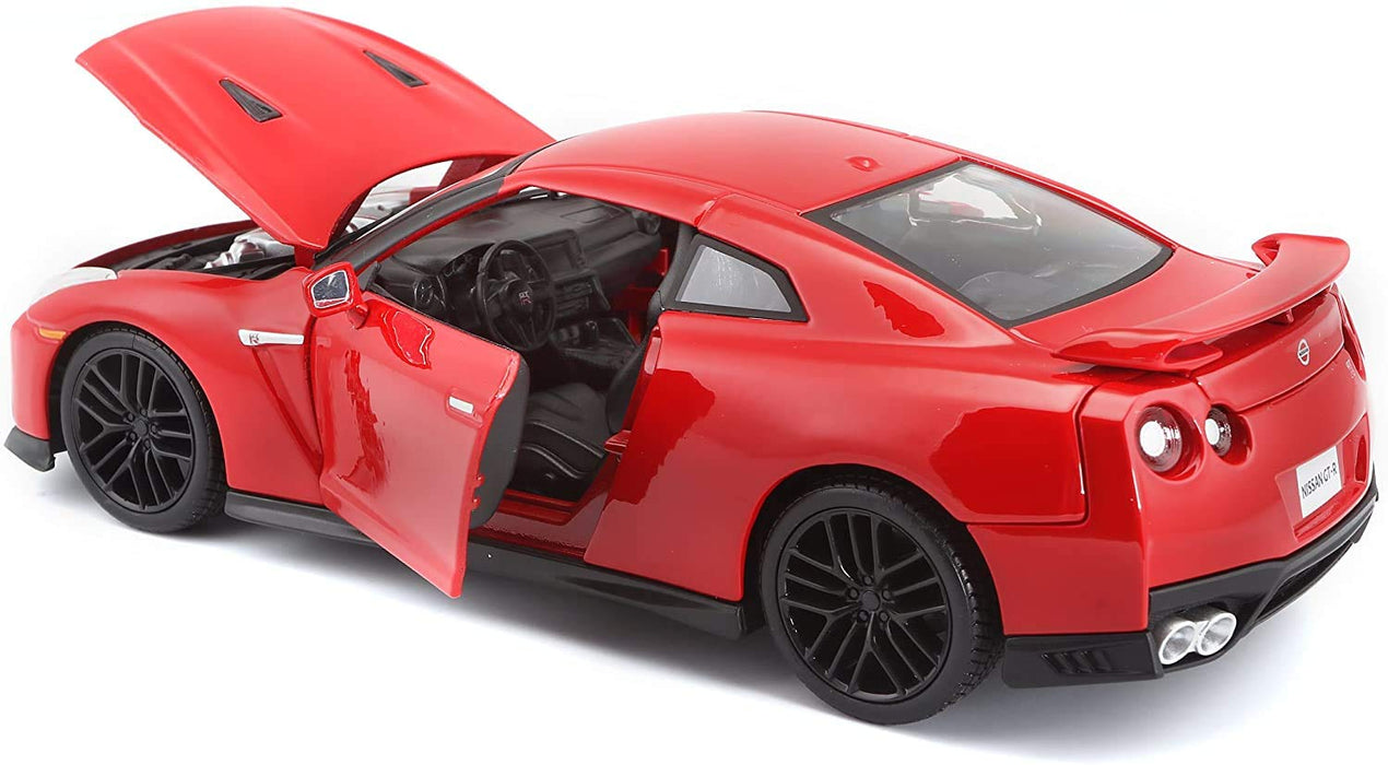 BBURAGO 1:24 NISSAN GT-R, RED