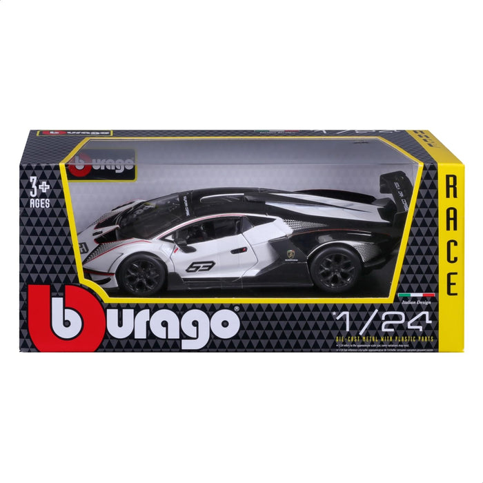 BBURAGO RACE LAMBORGHINI 63 ESSENZA SCV12 1/24 DIE CAST 18-98023