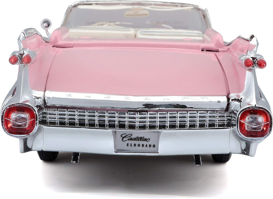 Maisto 1959 Cadillac Eldorado Biarritz Convertible, Pink Premiere 36813 1/18 Scale Die Cast Model Toy Car