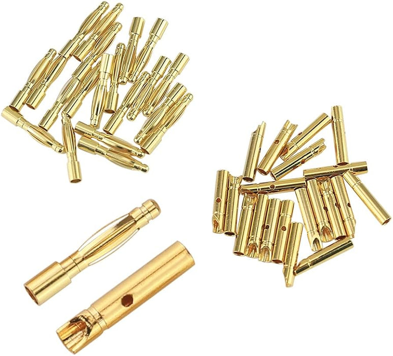 AMASS BULLET CONNECTOR GOLD 2MM MALE/FEMALE