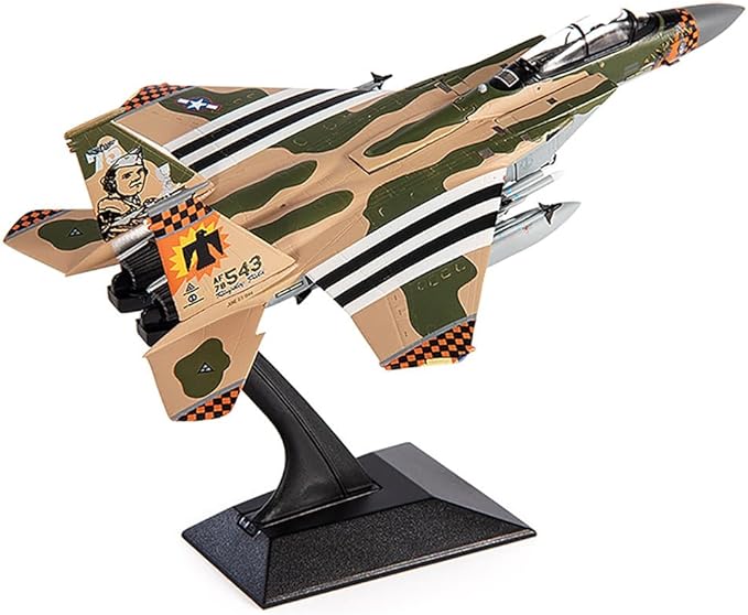 JC WING DIECAST AIRPLANE F-15C EAGLE US ANG FORCE SCALE 1/144