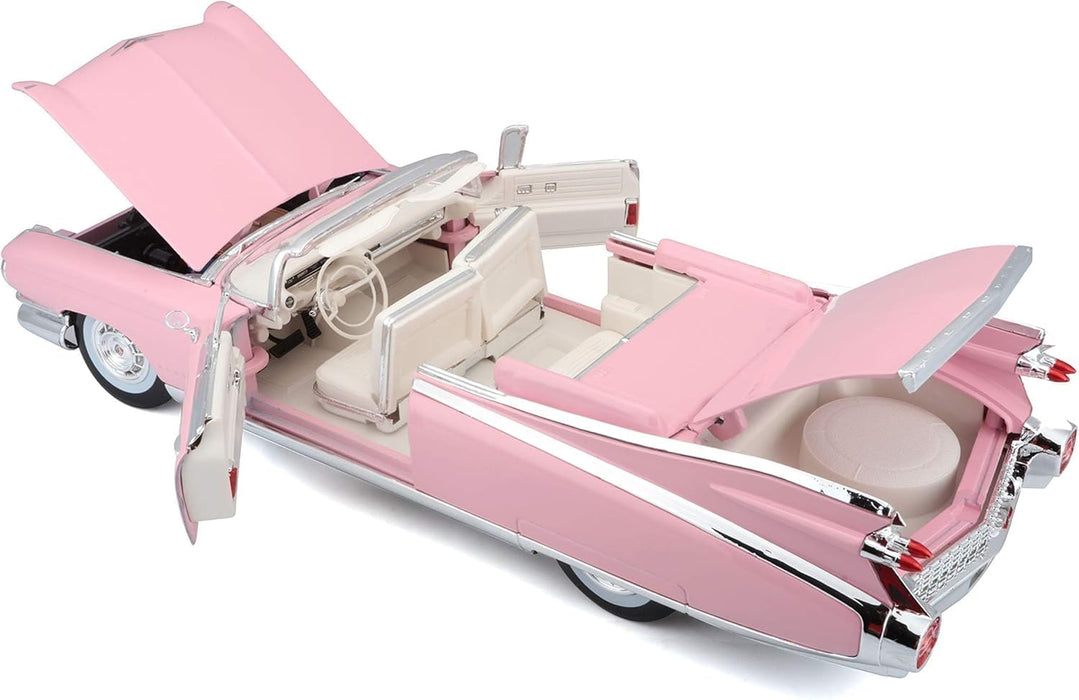 Maisto 1959 Cadillac Eldorado Biarritz Convertible, Pink Premiere 36813 1/18 Scale Die Cast Model Toy Car