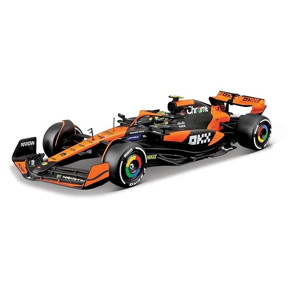 BBURAGO 18-28504 1/24 MCLAREN MCL38 LANDO NORRIS 4 RACING DIE-CAST METAL KITS