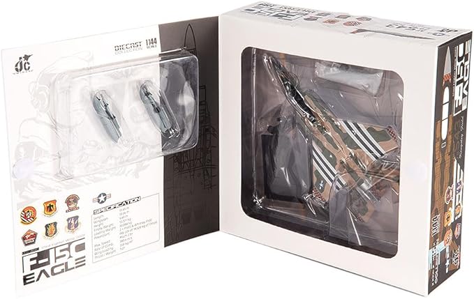 JC WING DIECAST AIRPLANE F-15C EAGLE US ANG FORCE SCALE 1/144