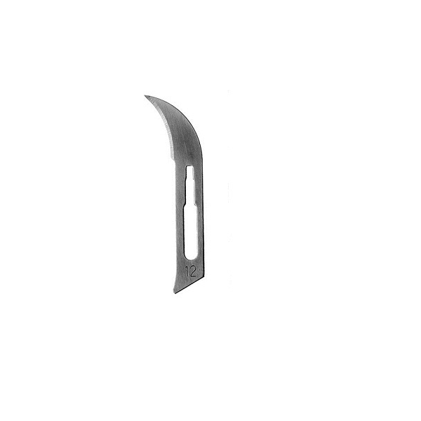 SURGICAL BLADES SURGEON NO: 12 (PACK OF 10 PCS)