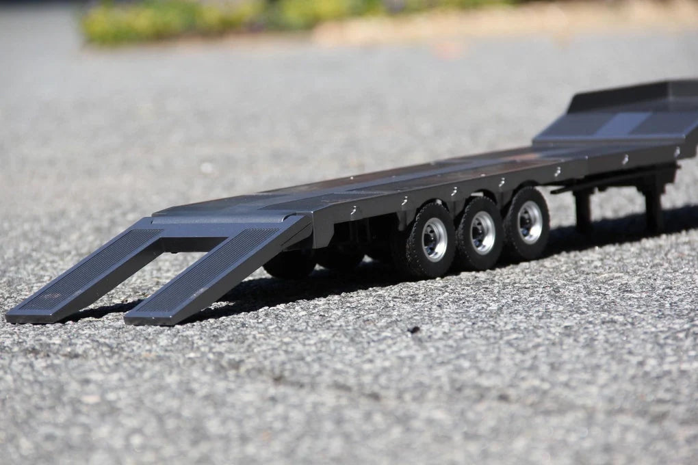HUINA 1502 1:18 PROFESSIONAL R/C PLATFORM SEMITRAILER GREY