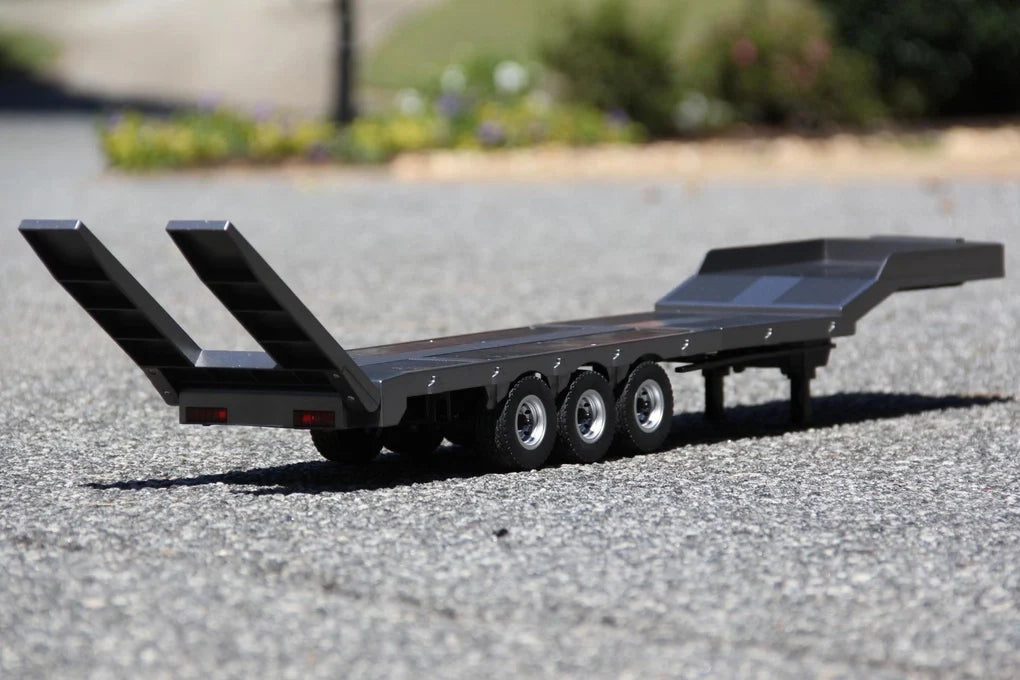 HUINA 1502 1:18 PROFESSIONAL R/C PLATFORM SEMITRAILER GREY
