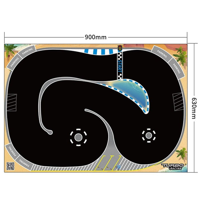 MAT TRACK TURBO RACING 3*2 FT FOR Jiabaile 1/43 RC Drift Car 4WD Mini Racing