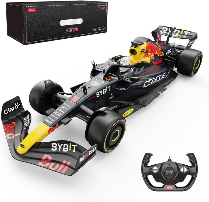 Rastar 1:12 Scale Formula 1 RC Racing Car Model – Ferrari F1-75, McLaren MCL36, Mercedes F1, Red Bull RB18