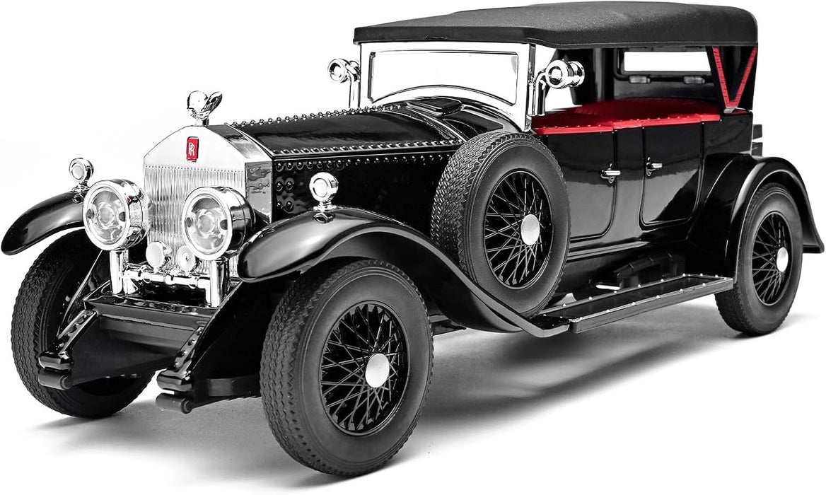 Rolls-Royce Phantom I 1:24 Scale Vintage Classic Car Model – Green & Gold Luxury Collectible