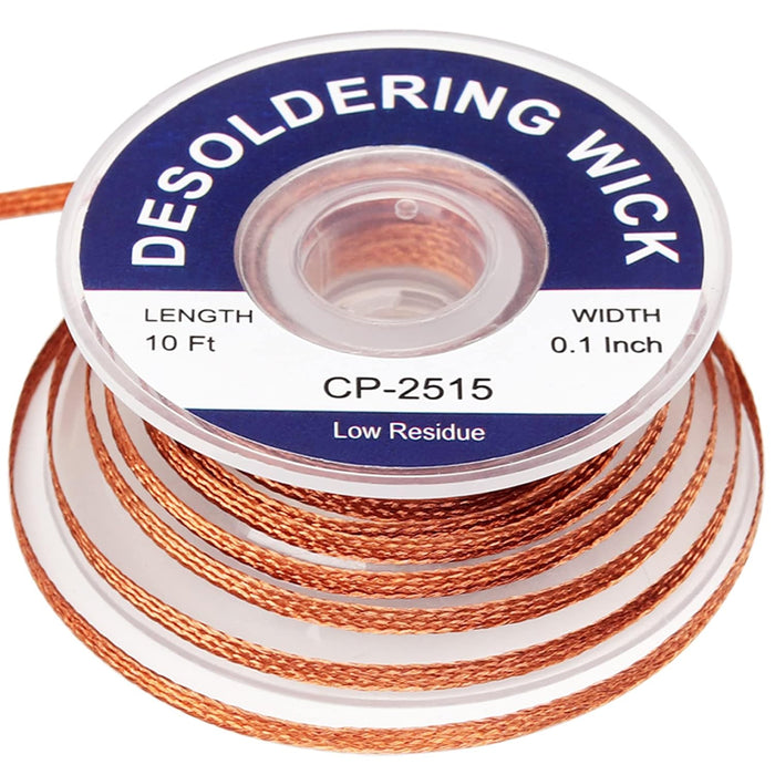 LESNOW SOLDER WICK BRAID 10FT LENGTH DESOLDERING WICK BRAID REMOVER TOOL SOLDER SUCKER