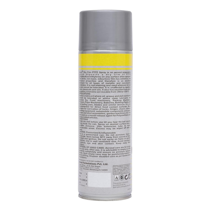 AEROL DRY FILM LUBRICANT SPRAY WITH PTFE GRADE 7701
