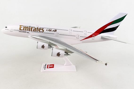 AIRPLANE DIECAST MODEL EMIRATES A380 2023 EDITION 1:250 SCALE AIRCRAFT MODEL 32CM