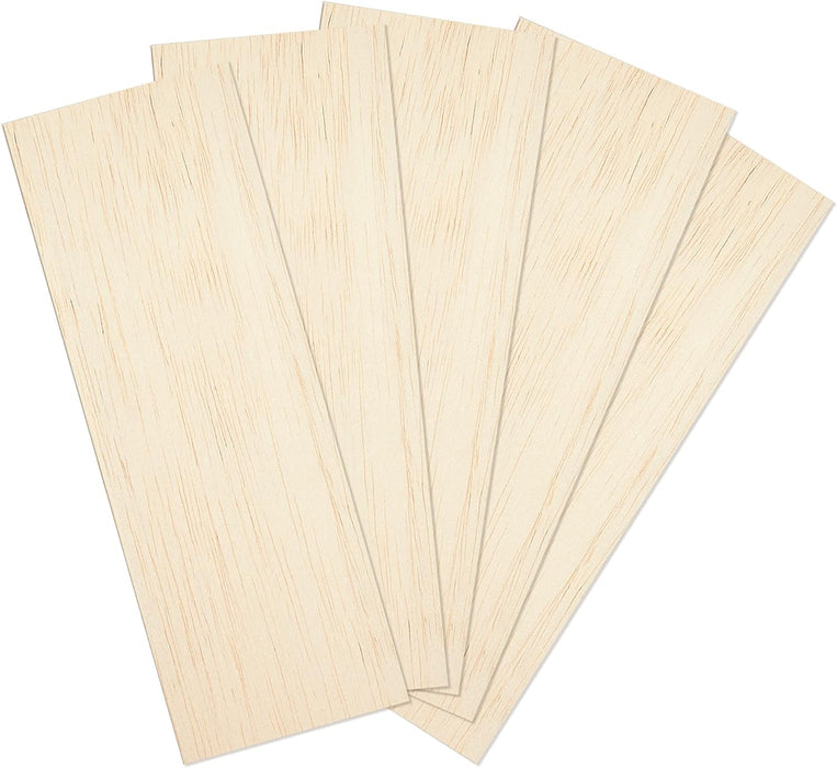 Balsa Wood Sheets Assorted Pack – 1–2 mm Thickness, 29.5–99 cm Length (21 Pcs) | RC &amp; Hobby Craft Building Material