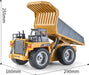 HUINA 1/18 RC Dump Truck 1533 Remote Control Mining Car 2.4G Vehicles Toys