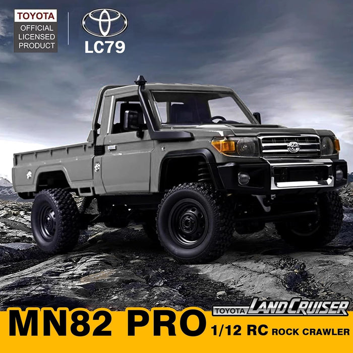 MN MODEL TOYOTA LAND CRUISER LC79 MN-82P PRO 1:12 4WD 2.4G RC ROCK CRAWLER – SILVER