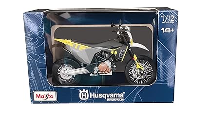 MAISTO 2023 HUSQVARNA 701 SUPERMOTO BIKE 1/12 DIECAST-52726
