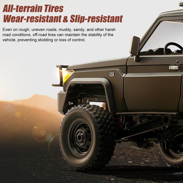 MN MODEL 1/12 TOYOTA LAND CRUISER MN82S 4WD RC CRAWLER RTR (GREY)