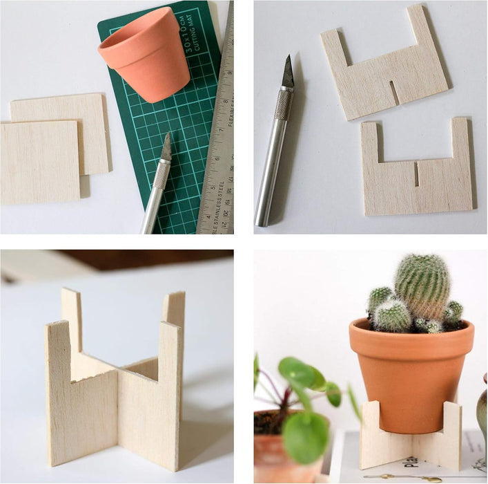 Balsa Wood Sheets Assorted Pack – 1–2 mm Thickness, 29.5–99 cm Length (21 Pcs) | RC &amp; Hobby Craft Building Material