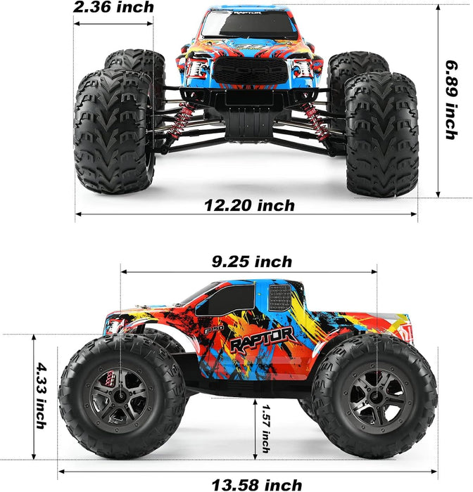 Official Ford F-150 Raptor 1:10 RC Truck - 4x4 High-Speed Off-Road Monster Car