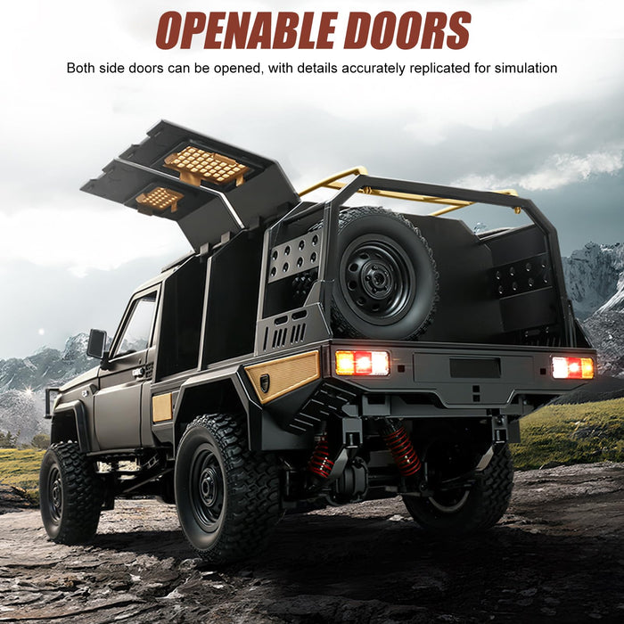 MN MODEL 1/12 TOYOTA LAND CRUISER MN82S 4WD RC CRAWLER RTR (GREY)